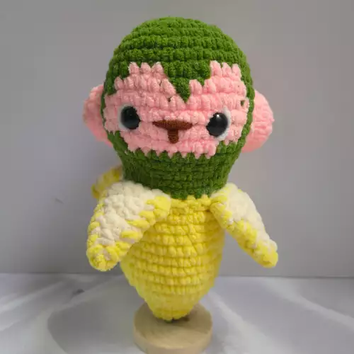 Amigurumi Chimpachi Baranine tejido a mano