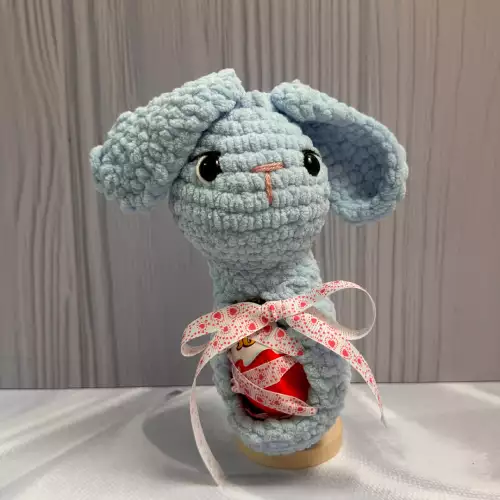 Amigurumi conejo de pascua tejido a mano 27 cm