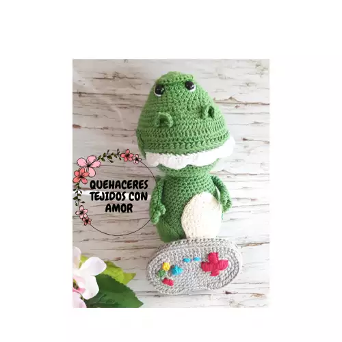 Amigurumi Rex dinosaurio Toy Story hecho a mano