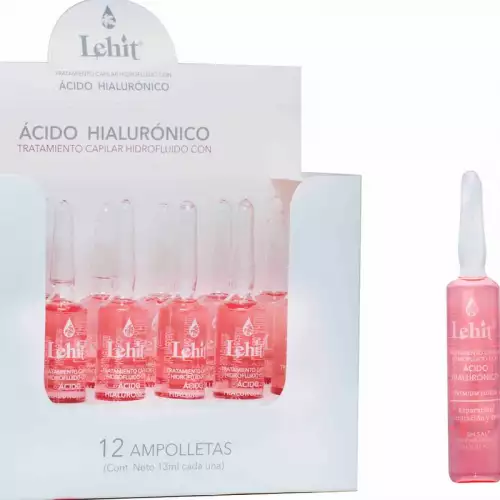Ampollas capilares ácido hialurónico argán lino 13 ml