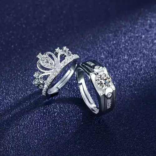 Anillos para parejas príncipe y princesa