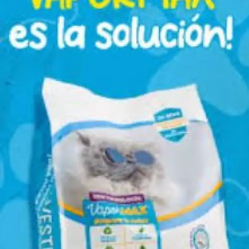 Arena para gatos Vapormax 2 kg máxima absorción