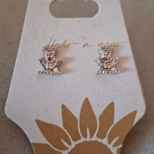 Aretas precolombinas plata ley 950 artesanal