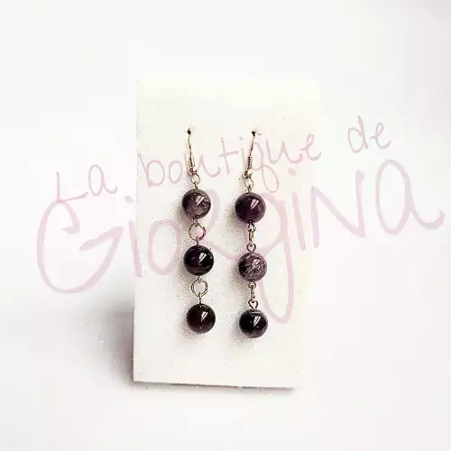 Aretes amatista