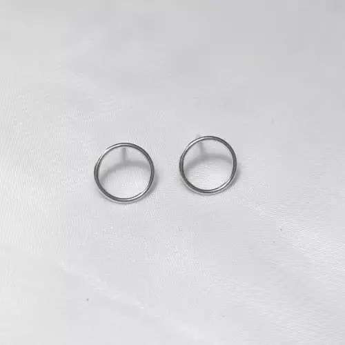 Aretes Aro Geométrico | Plata 950