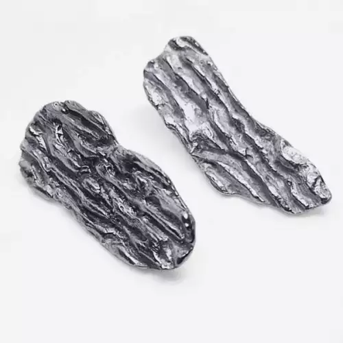 Aretes brisas del bosque plata ley 950 código QR