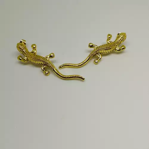 ARETES CON FORMA DE LAGARIJA