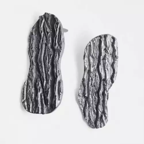 Aretes destellos del bosque plata ley 950 código QR