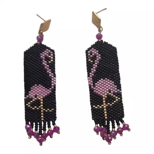 ARETES FLAMENCO NOCTURNO