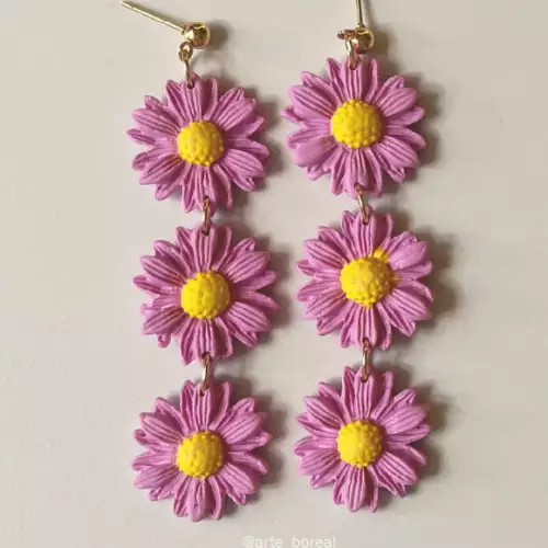 Aretes Florales Lucia