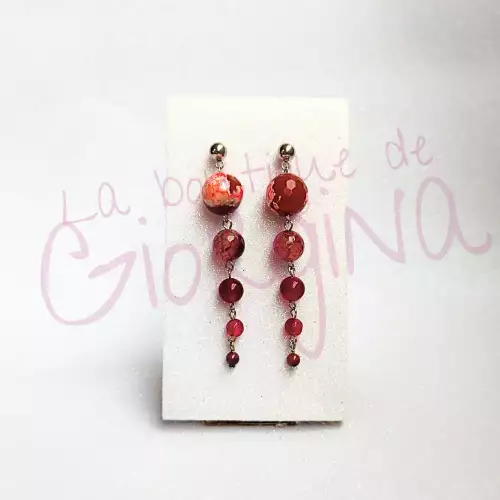 Aretes frutos rojos
