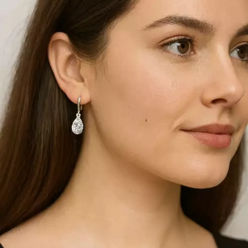 Aretes para mujer en forma de lagrima Bella G