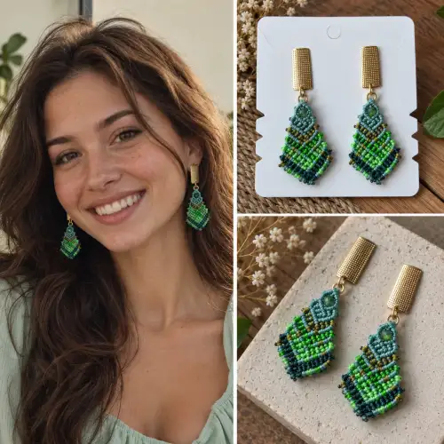 Aretes Pirámide Esmeralda