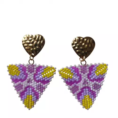 ARETES SOL DE ORQUIDEA