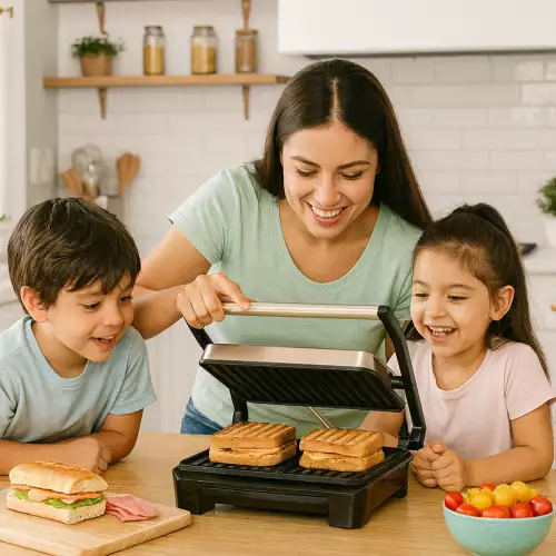 Asador grill para cocina saludable en casa