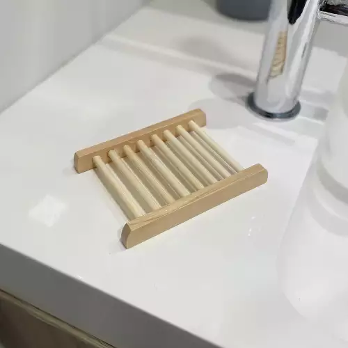 BambuDry 🌿 – Jabonera de bambú para mantener tu jabón seco y duradero