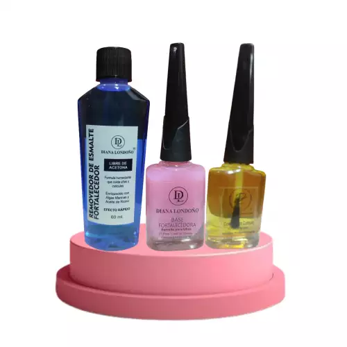 Base fortalecedora para uñas con vitaminas y biotin 30 ml