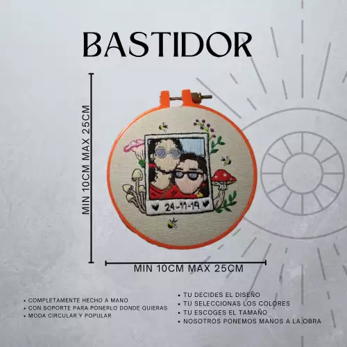 BASTIDOR BORDADO PERSONALIZADO
