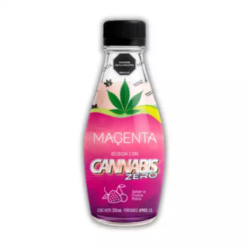 Bebida CBD sin azúcar sabor frutos rojos 335 ml