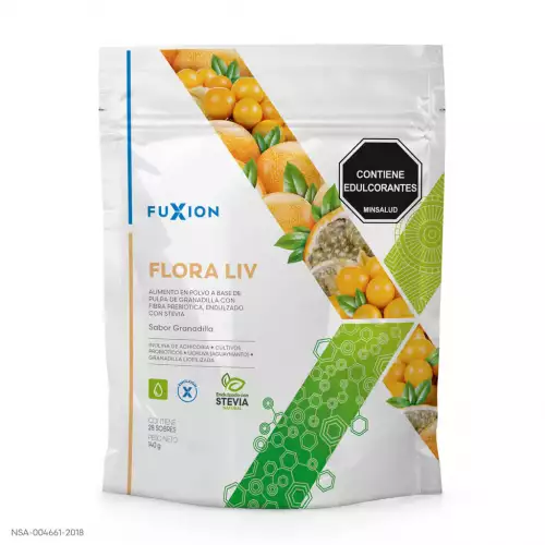 Bebida probióticos granadilla Flora Liv 28 barras 5gr