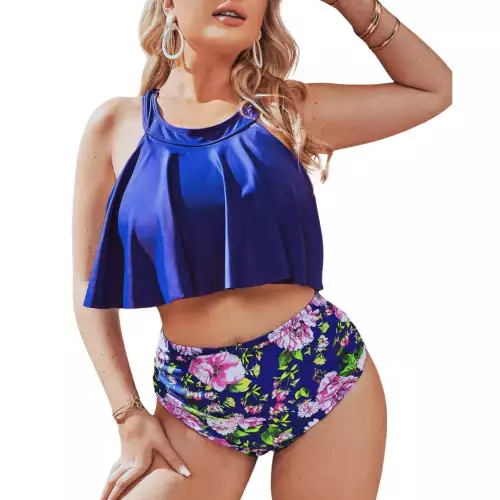 Bikini  2 Piezas Tiro Alto Mujer tankini TALLA XL
