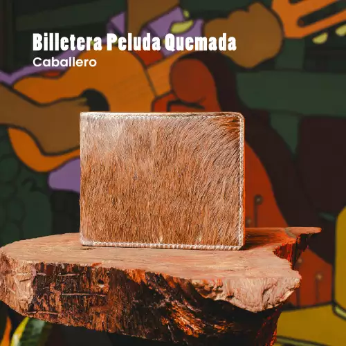 Billetera de cuero para hombre artesanal personalizable