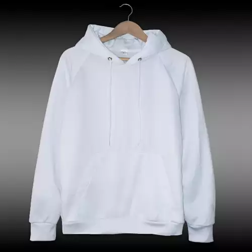 HOODIE DEPORTIVO UNISEX BLANCO