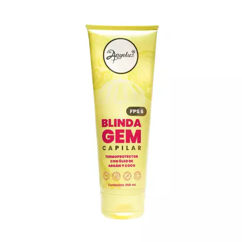 BLINDAGEM CAPILAR TERMOPROTECTOR CON OLEO DE ARGAN Y COCO 250ML ANYELUZ
