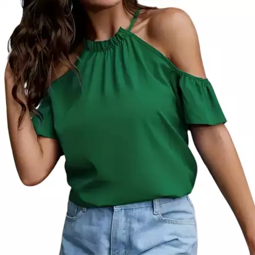 Blusa De Dama Casual VERDE TALLA S