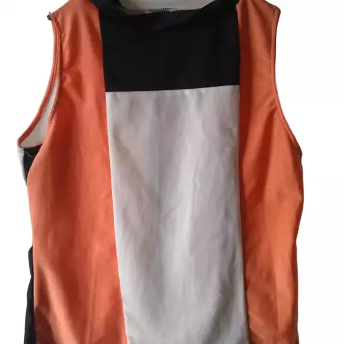 Blusa Licra Sin Manga Ordiri Textil, Diseño Único Patchwork curuba