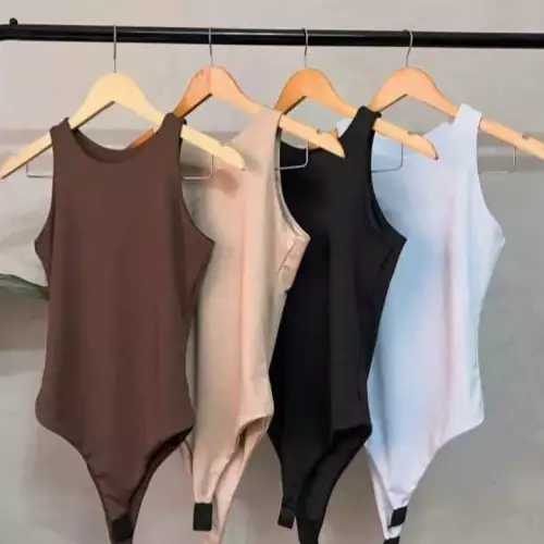 Body manga sisa polilicra doble tela fresco y versátil