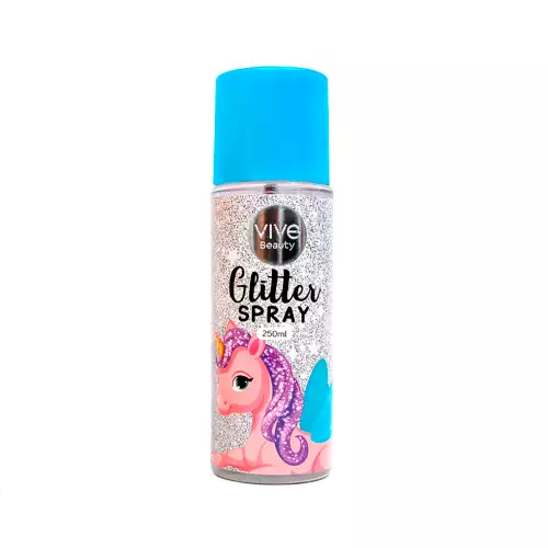 Body Splash Glitter Plata 250 ml