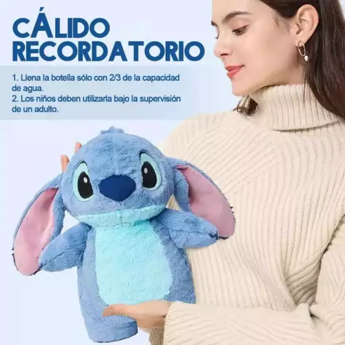 Bolsa de agua caliente peluche Stitch para cólicos