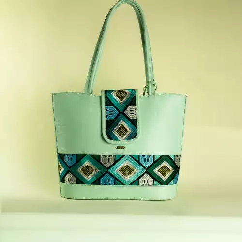 Bolso de Hombro Geonara Aguamarina