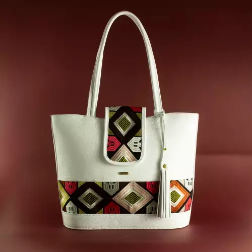 Bolso de Hombro Geonara Blanco