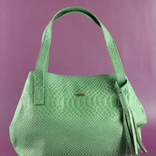 Bolso de Hombro y manos Libres Cuarzo Aguamarina