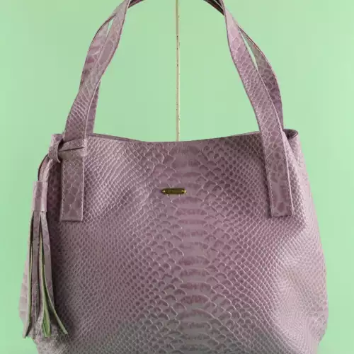 Bolso de Hombro y manos Libres Cuarzo Lila