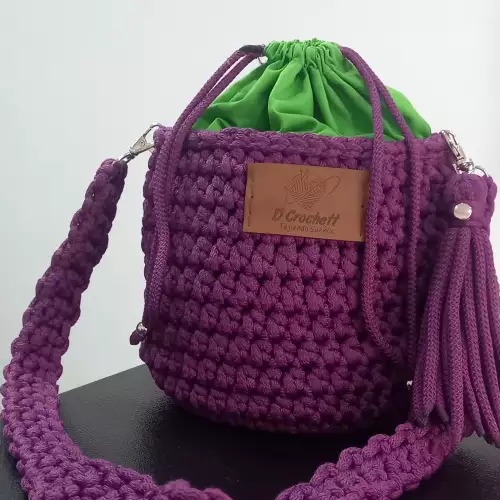 Bolso en Cordón Tejido a Crochet CLARA