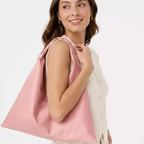 Bolso femenino tipo cuero Cumbal tono Rosa