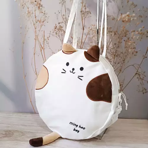 Bolso gatito kawaii 3D impermeable 40x40 cm