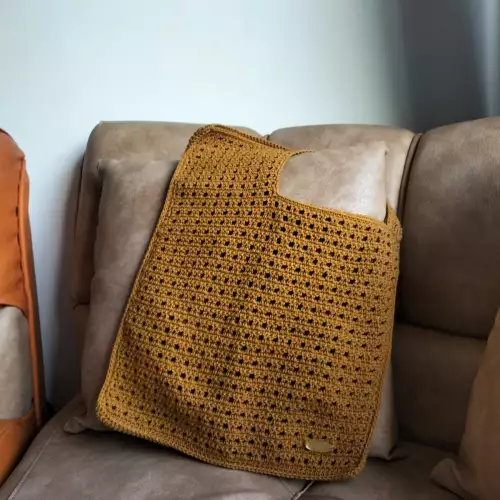 Bolso Luisa tejido crochet hilo diseño único personalizado