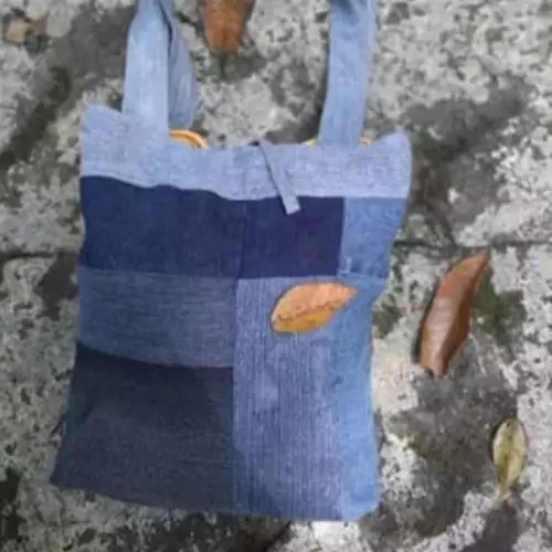 Bolso para mujer en jean reciclado sostenible