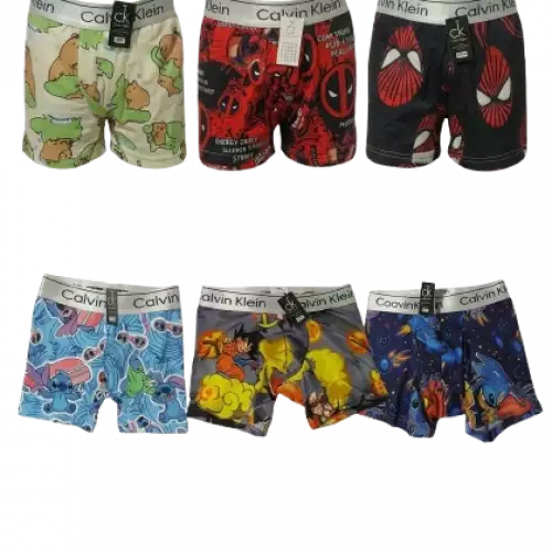 Boxer niño talla 14-16 estampado algodón
