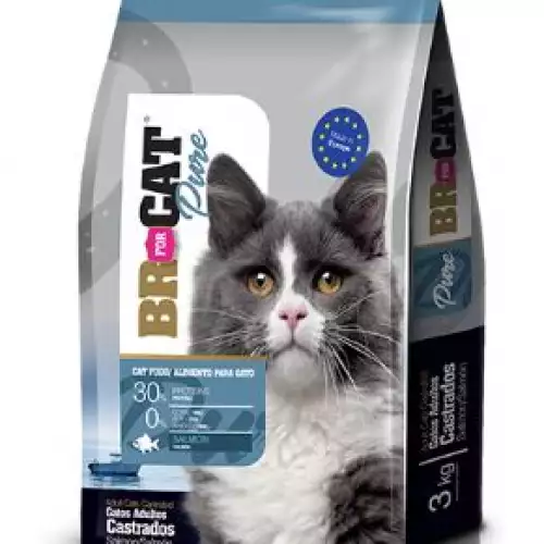 BR FOR CAT Castrados Salmón – ¡Control de Peso y Pelaje Radiante!  X KILO