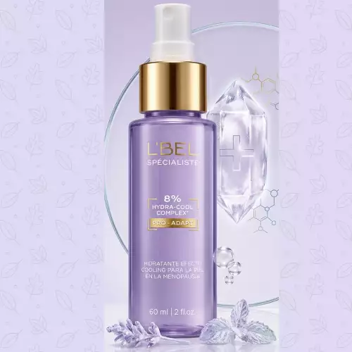 Bruma facial hidratante efecto cooling para menopausia 60 ml
