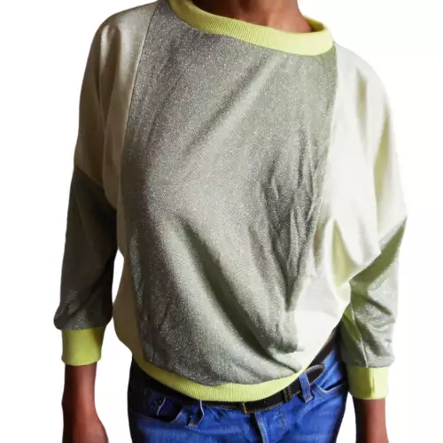 Buso manga larga mujer licrado ORDIRI Textil formal/informal patchwork EDICIÓN U verbrill