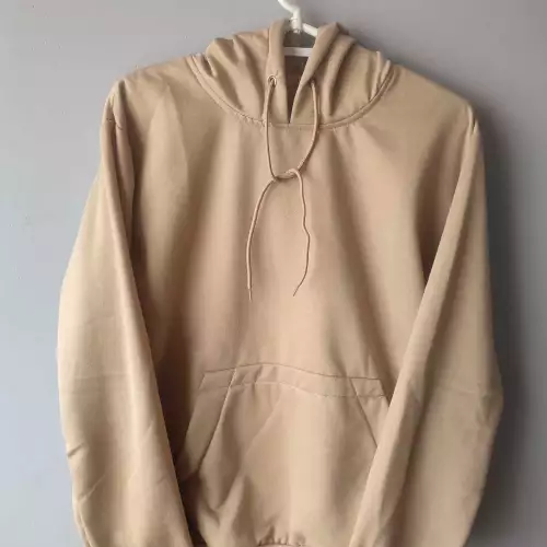 Buzo unisex banano con capota algodón licrado
