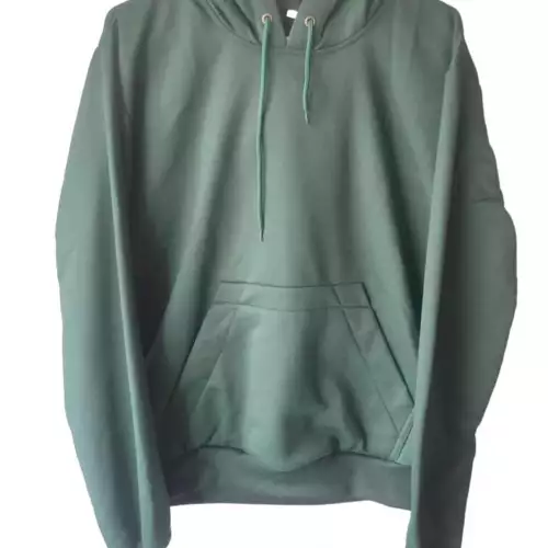 Buzo unisex verde hoja seca algodón licrado