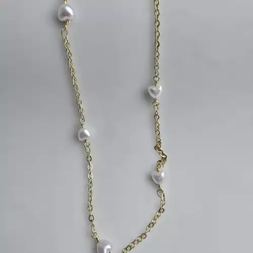 Cadena corazón diseño elegante para mujer
