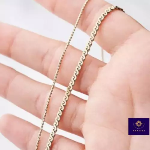 Cadena Espiral Mujer  1mm